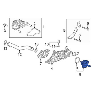 Honda OE - Engine Coolant Thermostat Kit