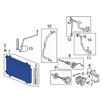Honda OE - A/C Condenser