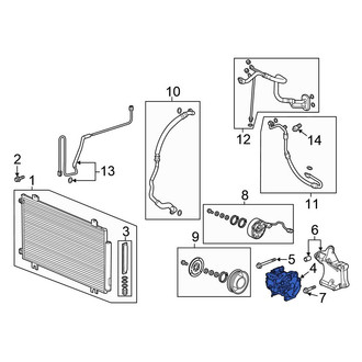 Honda OE - A/C Compressor