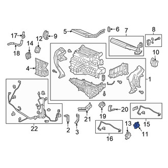 Honda OE - Right HVAC Blend Door Actuator