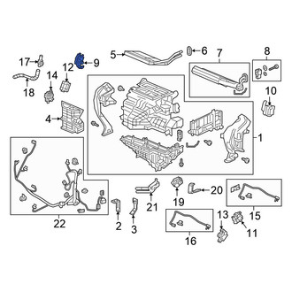 Honda OE - HVAC Defrost Mode Door Actuator