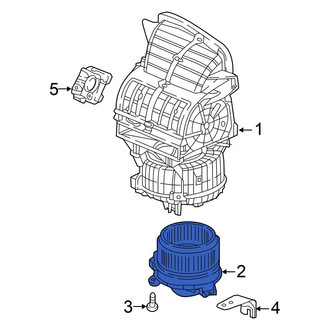 Honda OE - Front HVAC Blower Motor Assembly