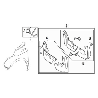 Honda OE - Mud Flap Kit