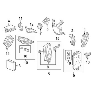 Honda OE - Electrical Components (Cabin)