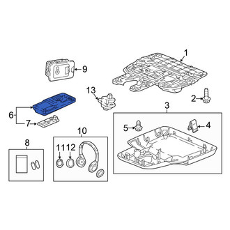 Honda OE - DVD Player Remote Control