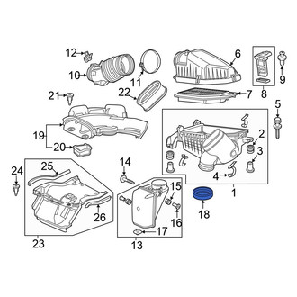 Honda OE - Engine Air Intake Resonator Seal