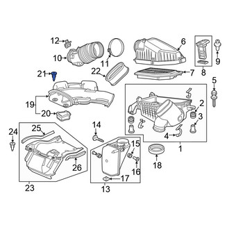 Honda OE - Engine Air Intake Hose Clip