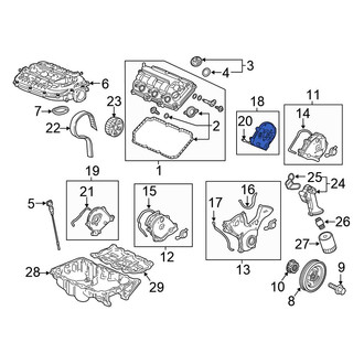 Honda OE - Right Upper Engine Timing Cover