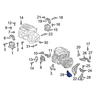 Honda OE - Automatic Transmission Mount