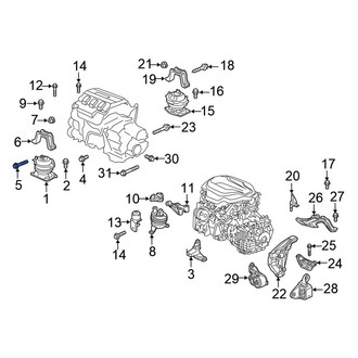 Honda OE - Engine Mount Bolt