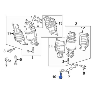 Honda OE - Lower Quarter Panel Bolt