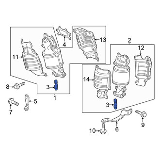 Honda OE - Catalytic Converter Stud