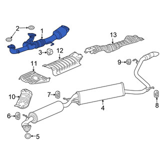 Honda OE - Rear Catalytic Converter