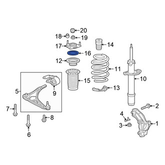 Honda OE - Front Suspension Strut Bearing