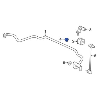 Honda OE - Suspension Stabilizer Bar Bracket Nut