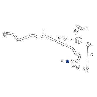 Honda OE - Rear Suspension Stabilizer Bar Link Nut