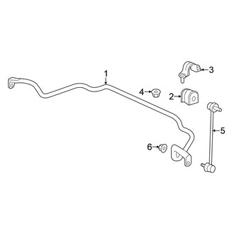 Honda OE - Front Suspension - Stabilizer Bar & Components