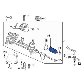Honda OE - Rack and Pinion Bellows