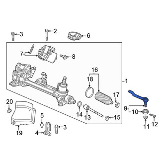 Honda OE - Inner Steering Tie Rod End