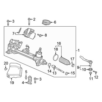 2023 Honda Odyssey Replacement Steering Rack & Pinion – CARiD