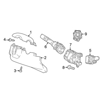 Honda OE - Steering Column - Shroud, Switches & Levers