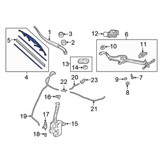 Honda OE - Front Left Wiper Blade