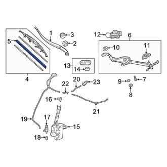 Honda OE - Front Right Wiper Blade Refill