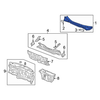 Honda OE - Cowl Cover