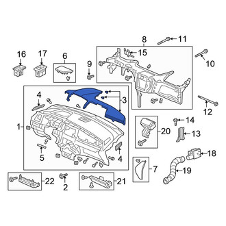 Honda OE - Instrument Panel Cover