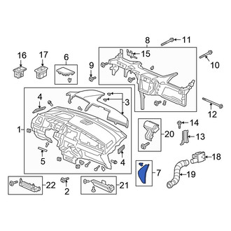 Honda OE - Left Instrument Panel Side Cover