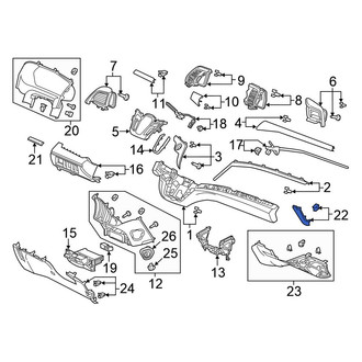 Honda OE - Center Instrument Panel Trim Panel