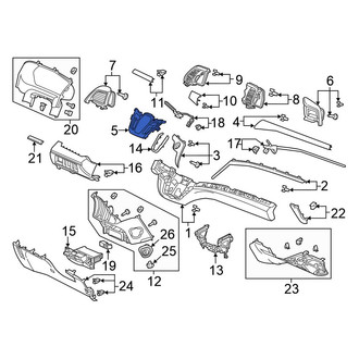 Honda OE - Left Instrument Panel Bezel