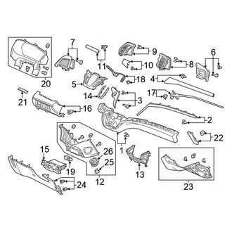 Honda OE - Instrument Panel Components