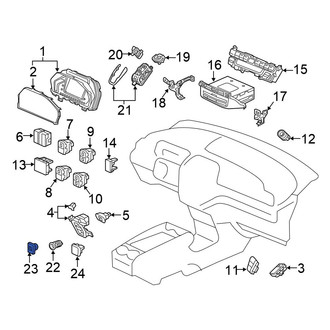 Honda OE - 12 Volt Accessory Power Outlet Cover