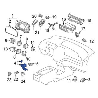 Honda OE - Electronic Parking Brake Control Switch
