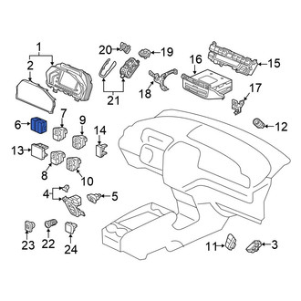 Honda OE - Left Power Sliding Door Switch