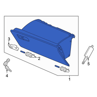 Honda OE - Front Glove Box Assembly