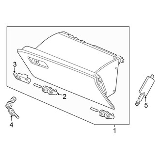 Honda OE - Instrument Panel - Glove Box