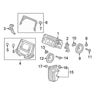 Honda OE - Instrument Panel - Sound System (5" Display)