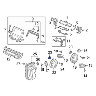 Honda OE - Speaker Nut