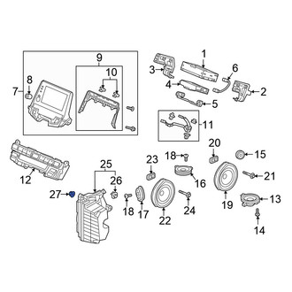 Honda OE - Speaker Nut