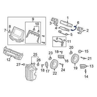 Honda OE - Radio Connector