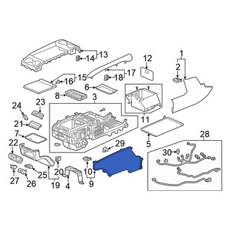 Honda OE - Center Left Console Panel