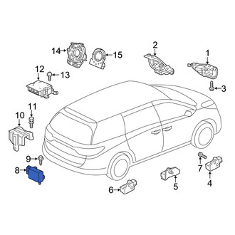 Honda OE - Front Left Air Bag Impact Sensor