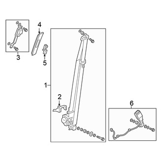 Honda OE - Restraint Systems - Front Seat Belts