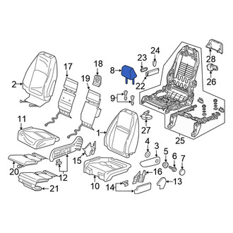Honda OE - Center Headrest