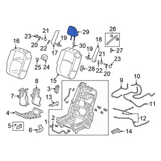 Honda OE - Center Left Headrest