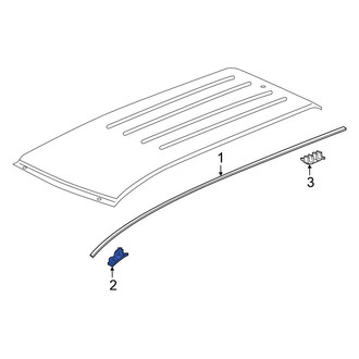 Honda OE - Front Roof Drip Molding Clip