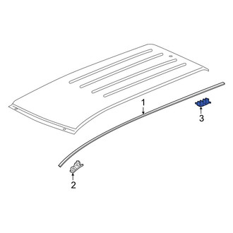 Honda OE - Rear Roof Drip Molding Clip