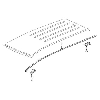 Honda OE - Roof - Exterior Trim (W/O Sunroof)